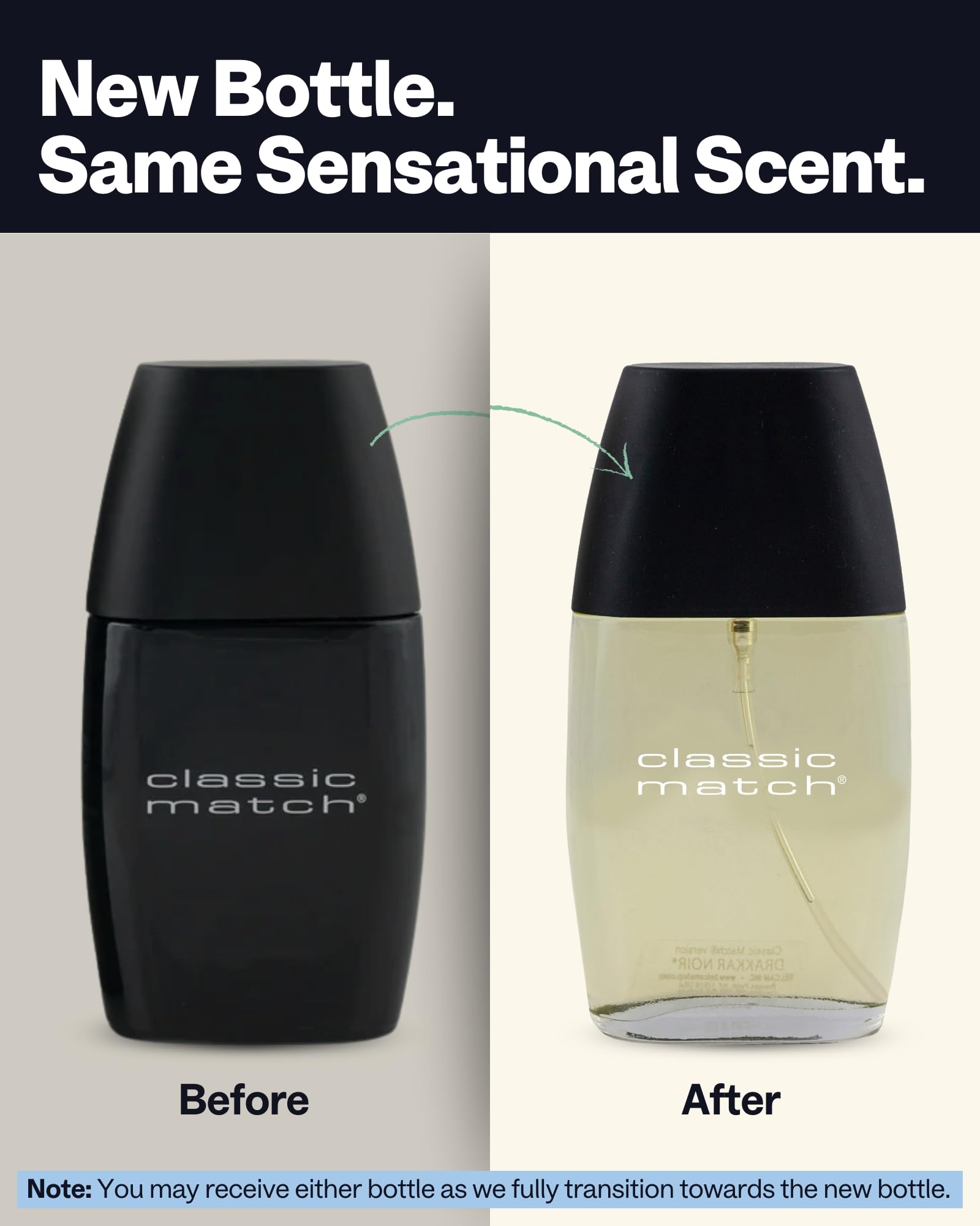 PB ParfumsBelcam CM Noir Eau De Toilette Spray for Men – Fresh Fougere Cologne, Bergamot, Basil, Patchouli, Long-Lasting Scent, Masculine Fragrance – 2.5 Fl Oz