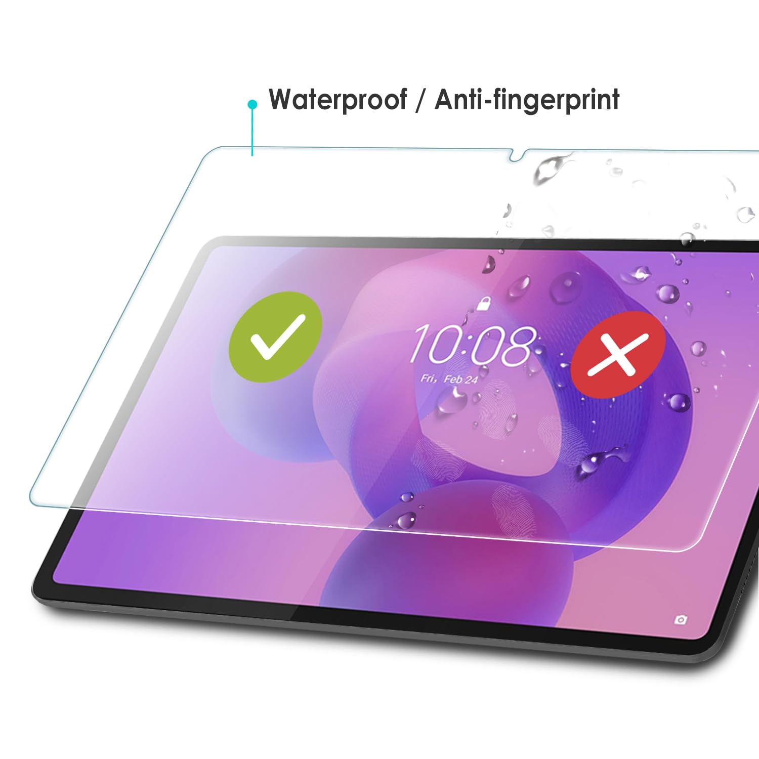 WD&CD 2 sztuki szkła hartowanego kompatybilnego z Lenovo Idea Tab/Lenovo Tab M11 11", folia ochronna ze szkła hartowanego o wysokiej rozdzielczości, kompatybilna z Lenovo Idea Tab