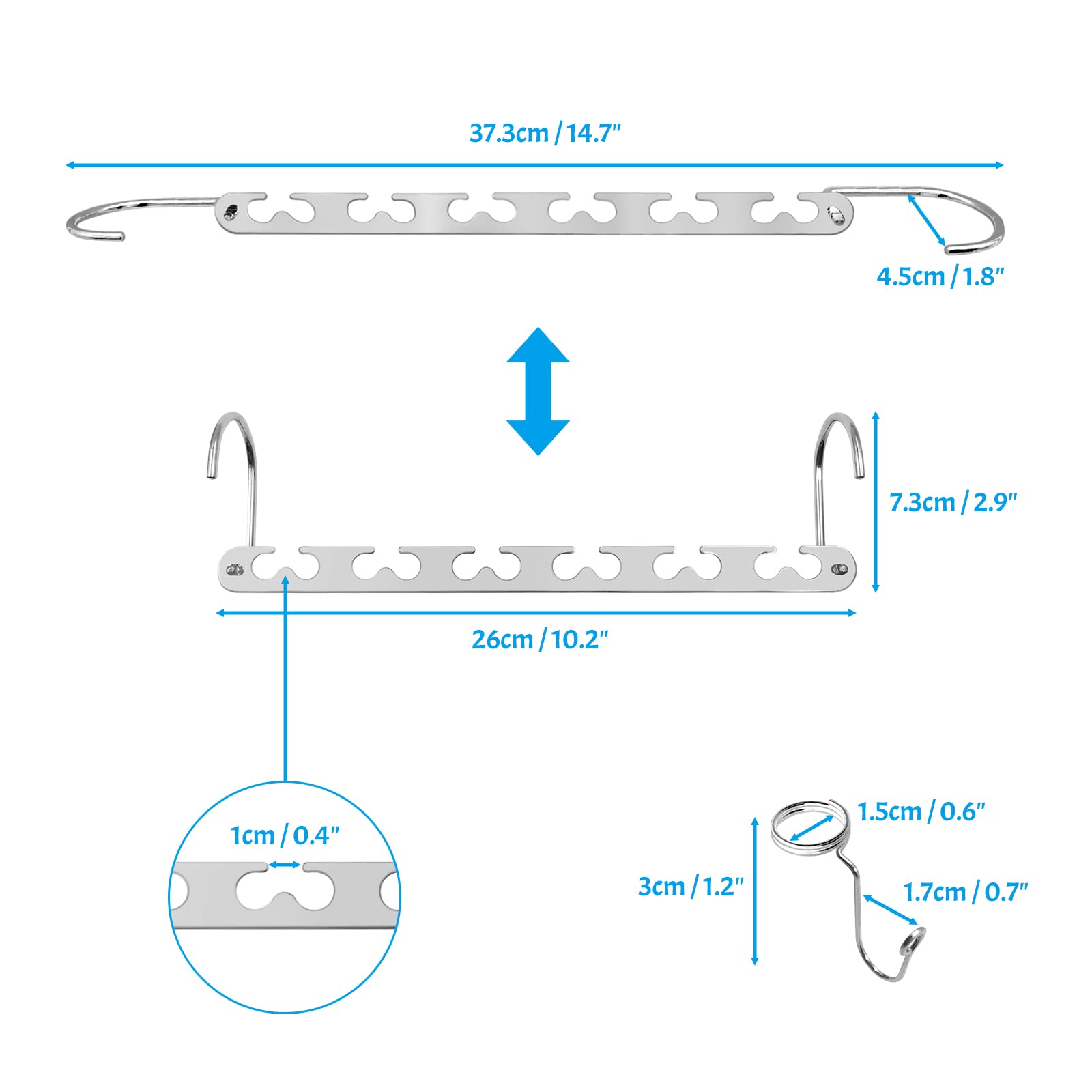 Stander Appendiabiti per Guardaroba Bianco | Latini Design