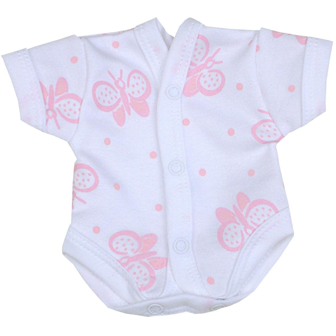 Premature Early Baby Clothes SCBU/Neonatal Bodysuit/Vest Pink Butterfly 0-1.5lbs 26-32