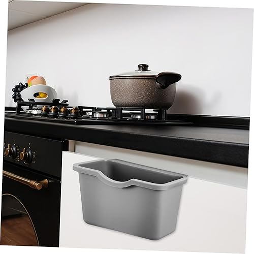 Miniatura 7 de STOBOK Contenedor de basura para inodoro, contenedor de basura para armario, puerta, cubo de basura para cocina, cubo de basura para cocina,