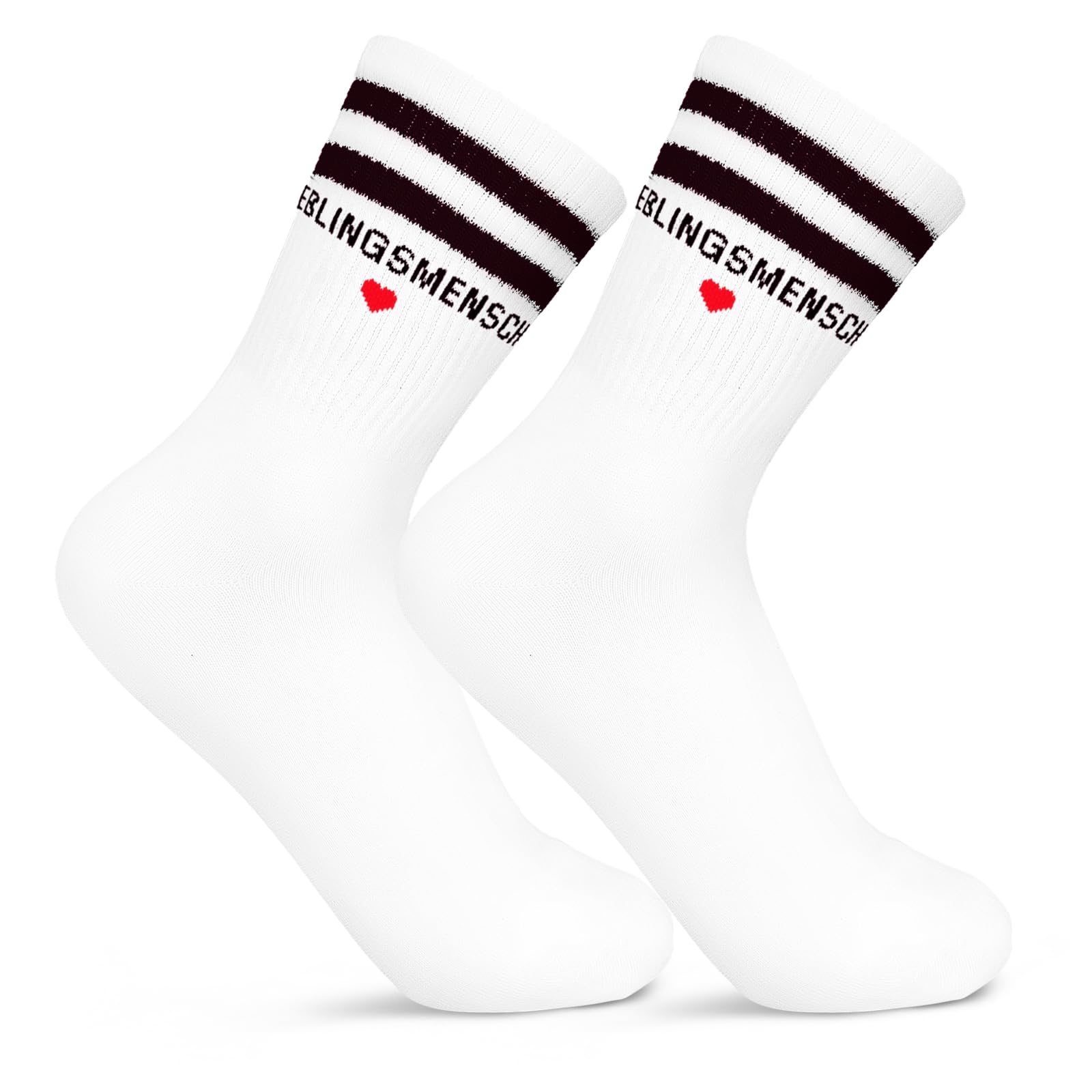 Zidoley Geschenk für Freundin, Lieblingsmensch Geschenk Socken, Damen Baumwollsocken Herz Socken Geburtstagsgeschenk für Frauen