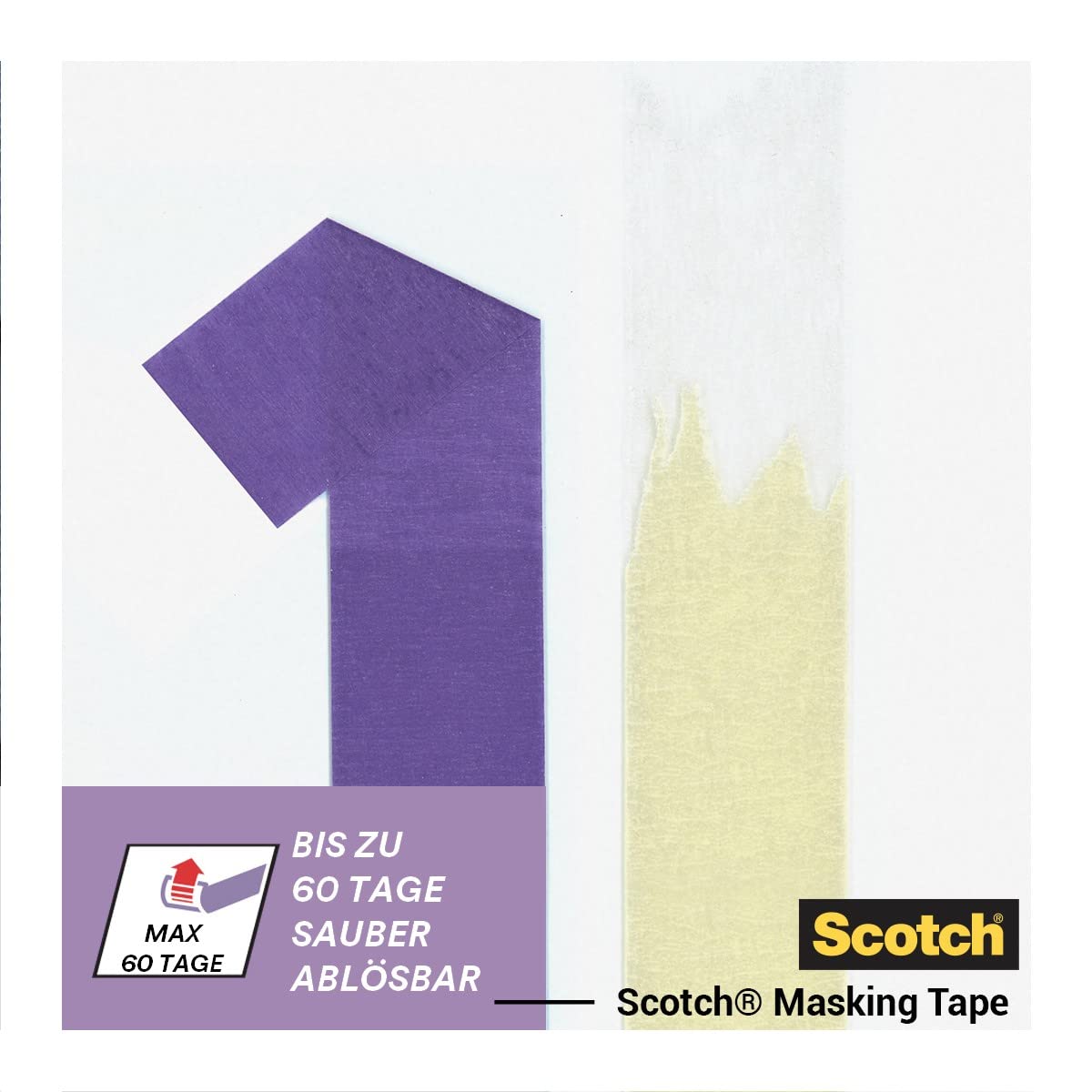 ScotchBlue 3M 2080 2080DABE24 - Nastro adesivo per imbianchini, 41 m x 24 mm, colore: viola, 24 mm