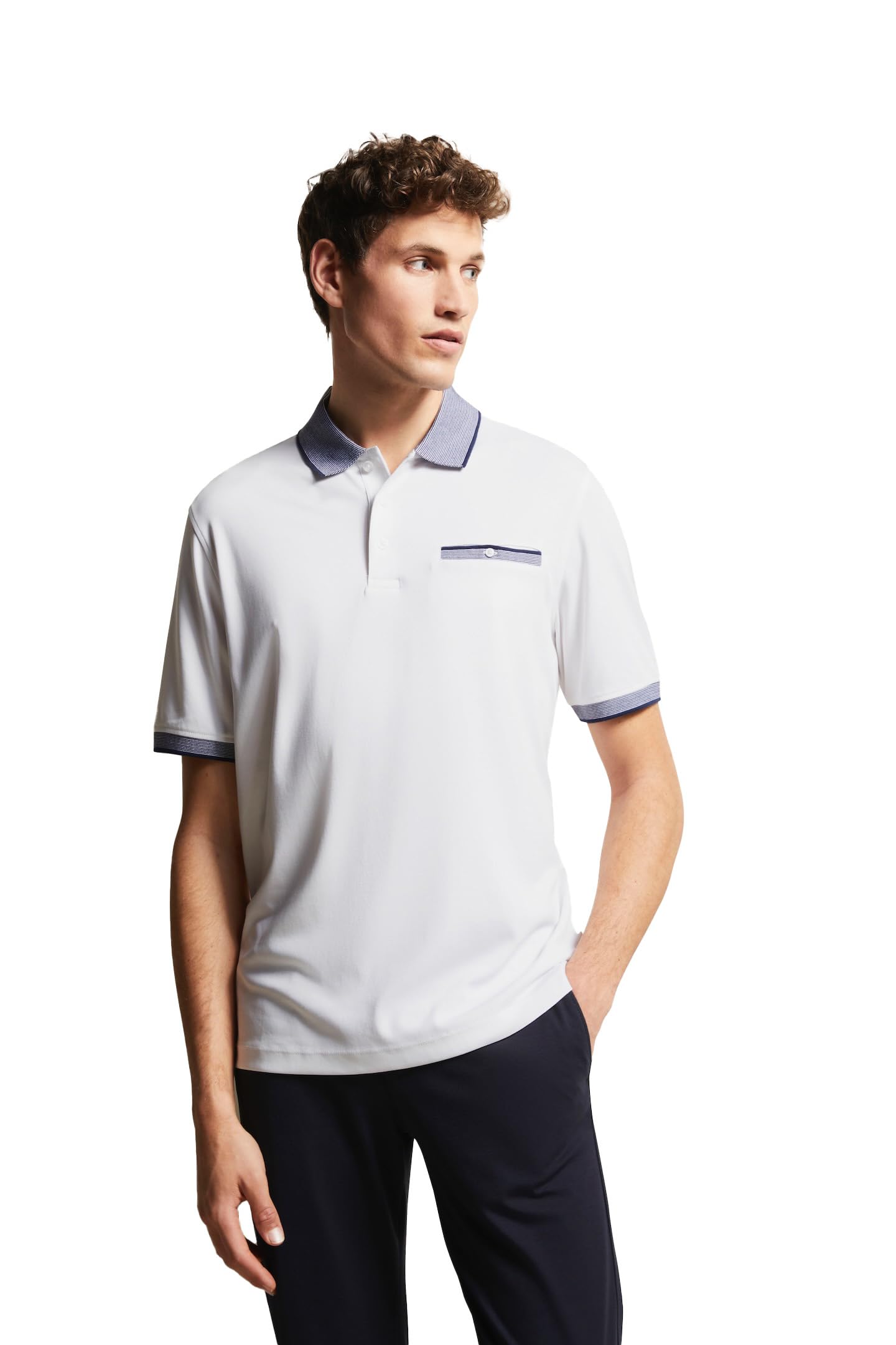 bugatti Men's 8151-55091a Polo Shirt, White-10, XL