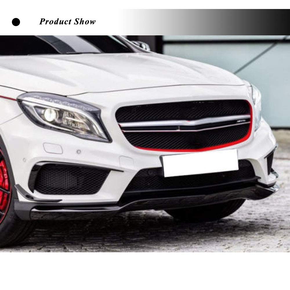 Spoiler Splitter Paraurti Anteriore Per Mercedes GLA H247 (2020-2024) - ABS, Nastro Adesivo, Stile AMG
