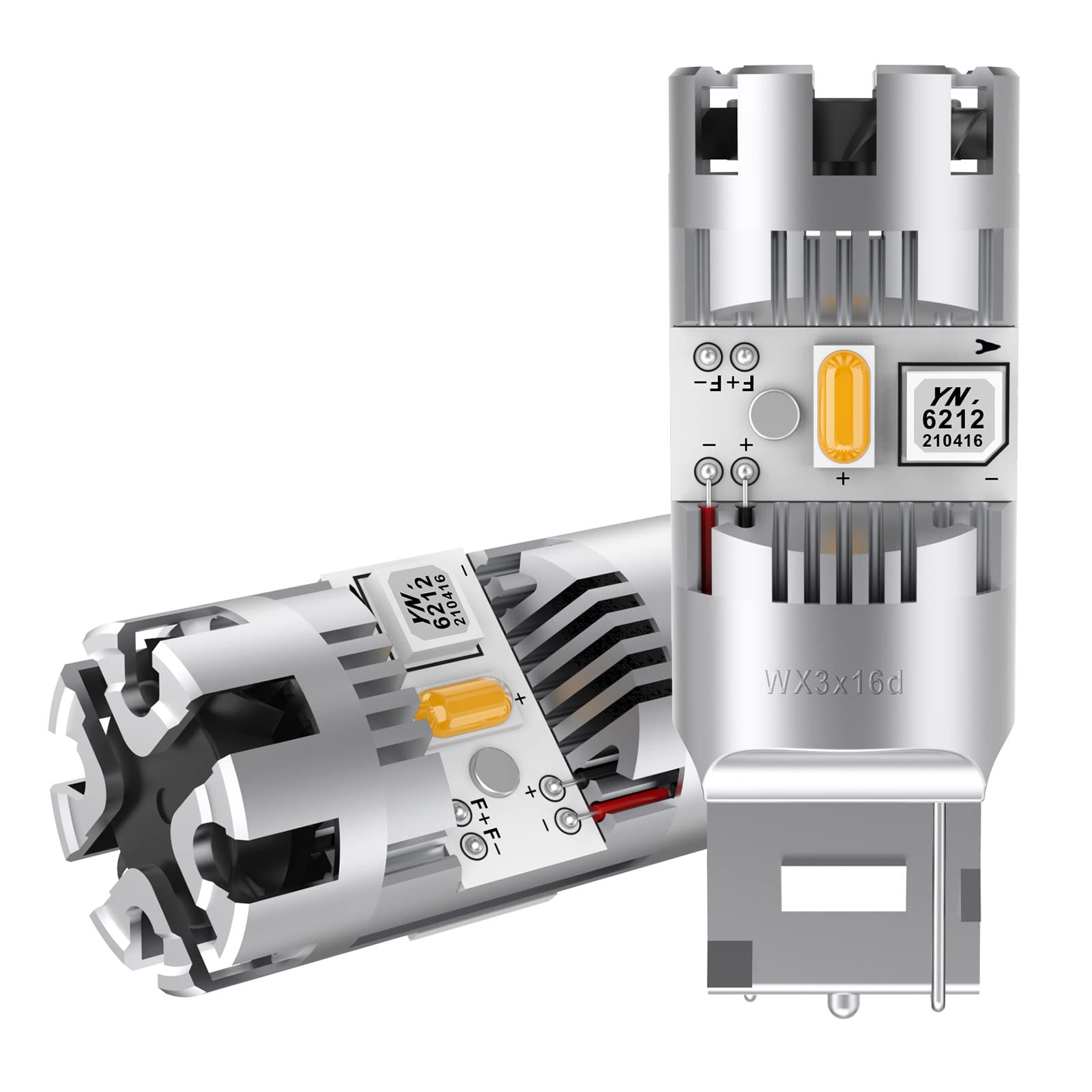 Amazon | T20 ピンチ部違い LED ウィンカーバルブ 最新型 冷却ファン 