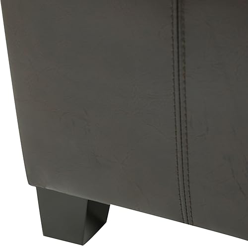 Miniatura 12 de Christopher Knight Home Mansfield - Otomana de almacenamiento de poliuretano, color marrón