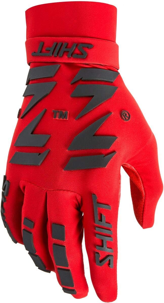 Shift MX by Fox Racing Black Label Pro Dirt Bike MX Motocross Offroad & ATV Gloves - Flexguard Black/Black, M