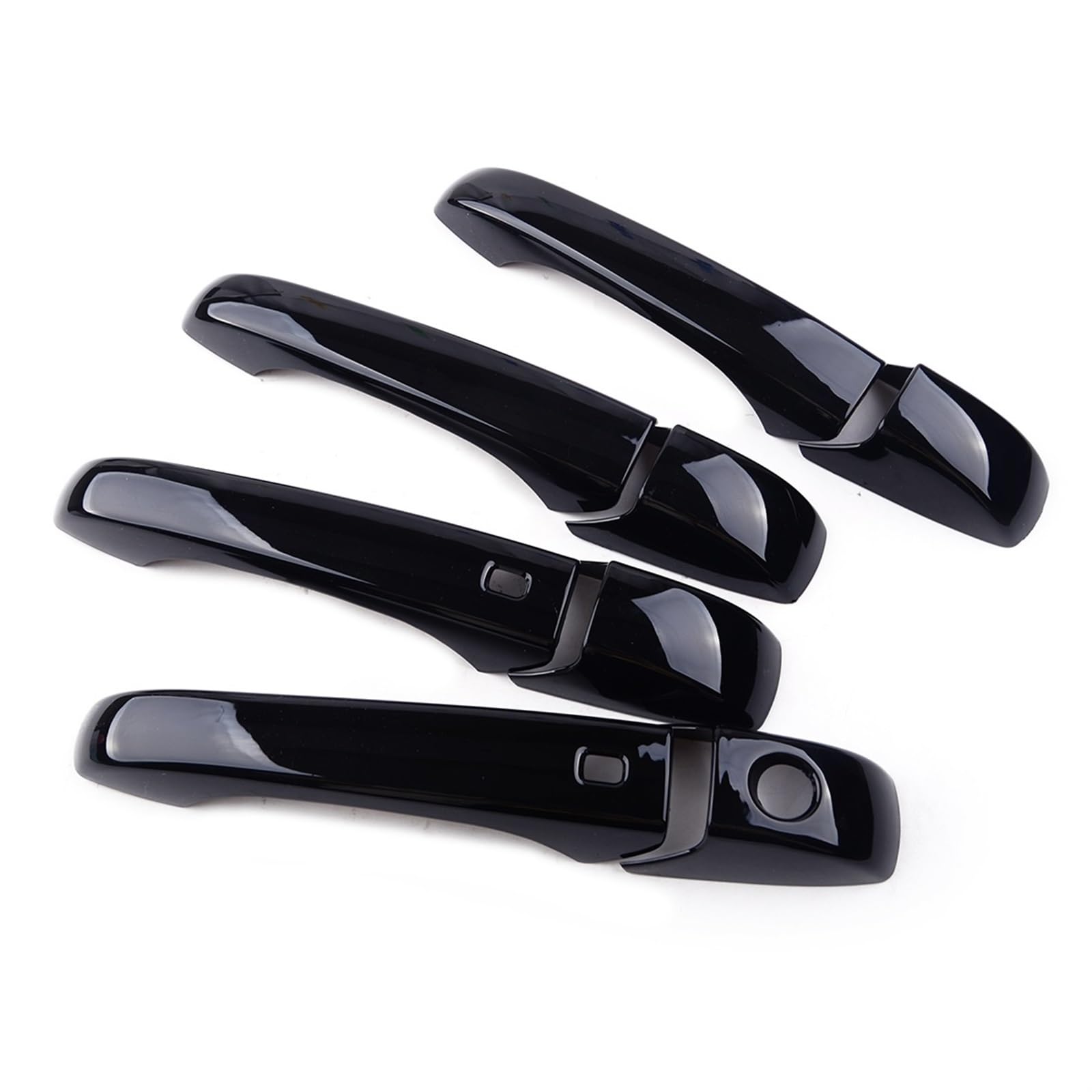 Drezzo One Color Car Exterior Door Handle For Fit For Jeep For Grand For Cherokee For Dodge For Durango 2011-2019 8Pcs Car Gloss Black Door Handle Cover Trim
