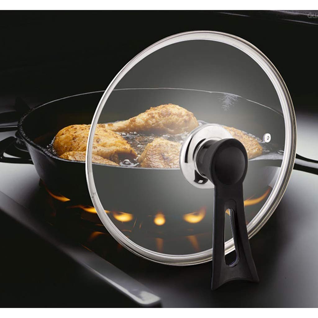 Coperchio,Coperchio in Vetro/Inox/Alluminio,Coperchi per pentole Coperchio per padella in vetro temperato Coperchio per padella per cottura a vapore Coperchio per padella trasparente per uso