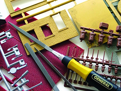 General Tools 707476 6-piece Swiss Pattern Chromium Alloy Steel Needle File Set