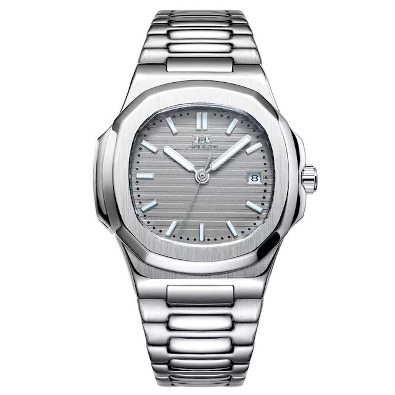 Automatic SELF Wind Mechanical Luminous Stainless Steel Business Watch