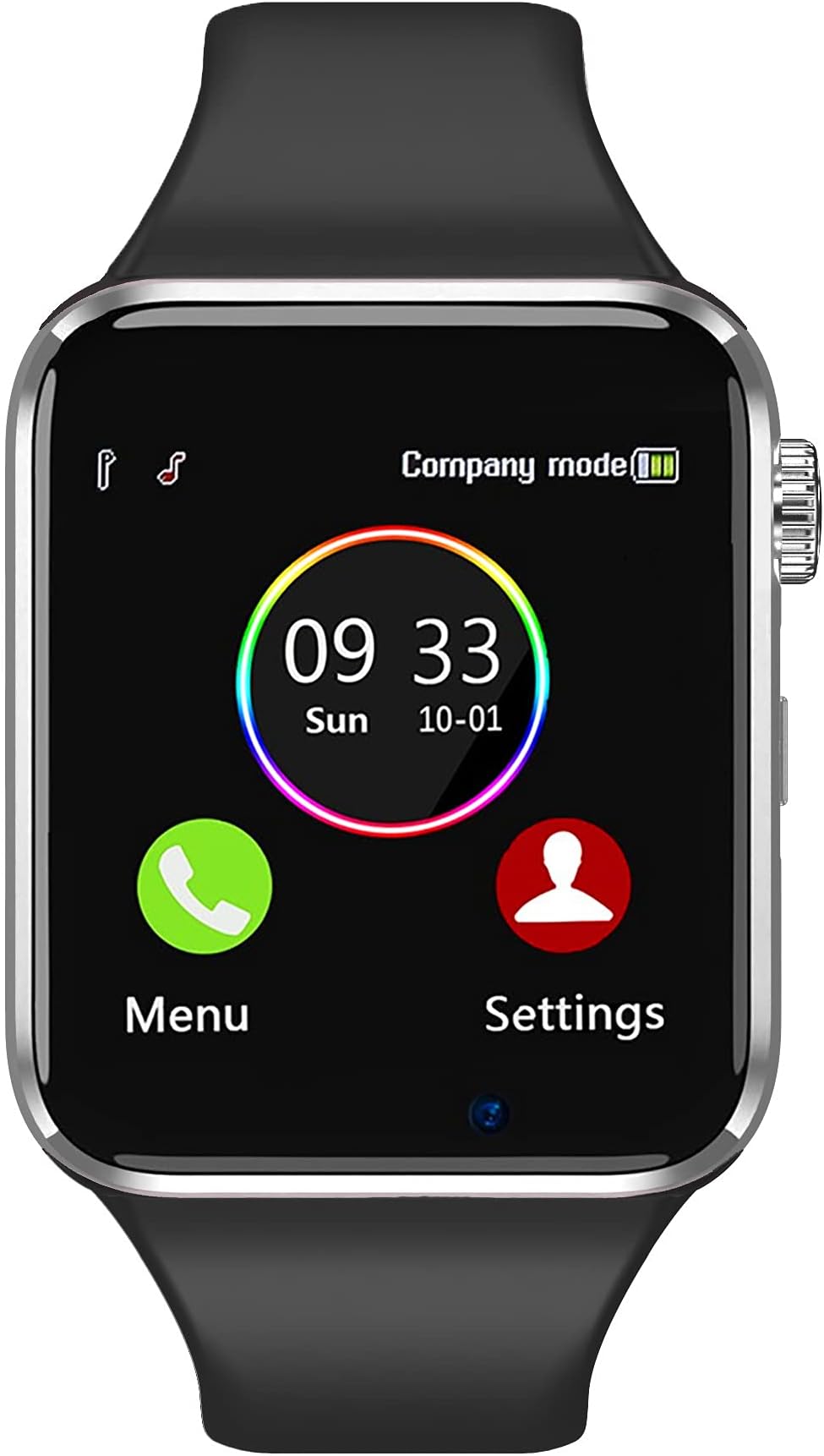 Sazooy Smart Watch for Android Phones Compatible with iPhone Samsung, Fitness Tracker Smartwatch Touch Screen Bluetooth Watch with Sim SD Slot Camera Support Text and Call for Women Men Kids (Silver)