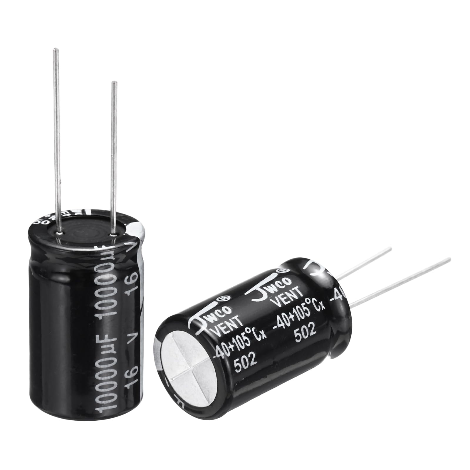 uxcell 10000uF 16V 16x30mm Electrolytic Capacitor, Radial Leads Aluminum Capacitors for TV, LCD Monitor, VCD, 5Pcs