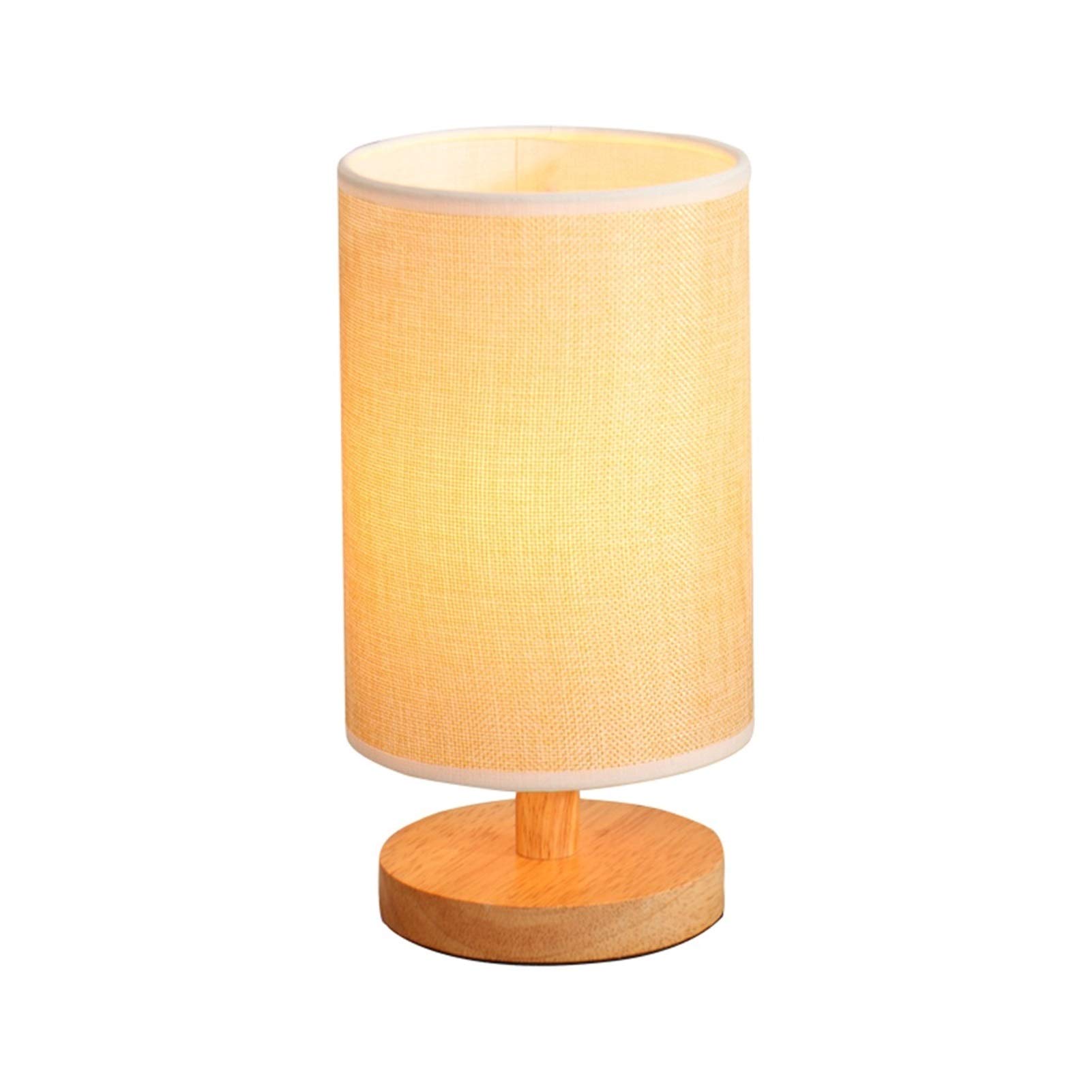 Lampa stołowa Małe lampy nocne Lekkie małe lampy nocne dla dzieci sypialnie chłopców Drewno dom wiejski czytanie lampa z cieniem Lampa stołowa LED