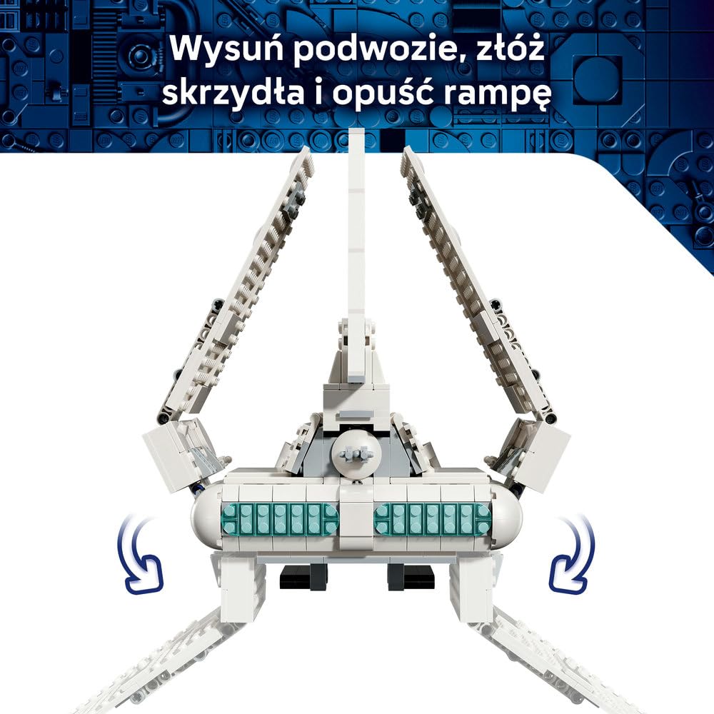 LEGO Star Wars Imperialny prom typu Lambda 75459 | Statek kosmiczny, z Gwiezdnych Wojen, prezent dla fana Star Wars 14+, klocki konstrukcyjne dla nastolatków, 961 elementów