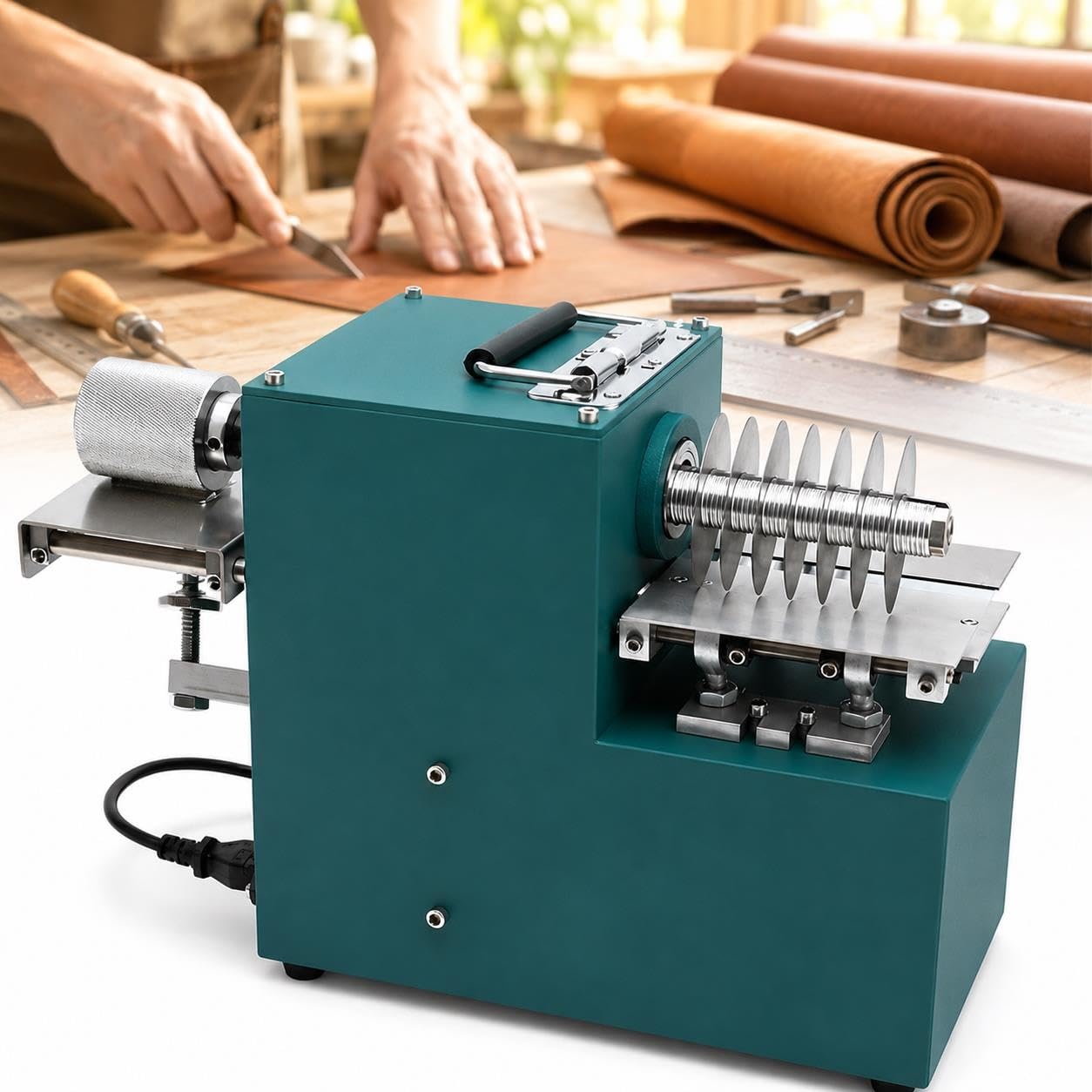 Cortadora de material eléctrica, motor de alto par de 60 W