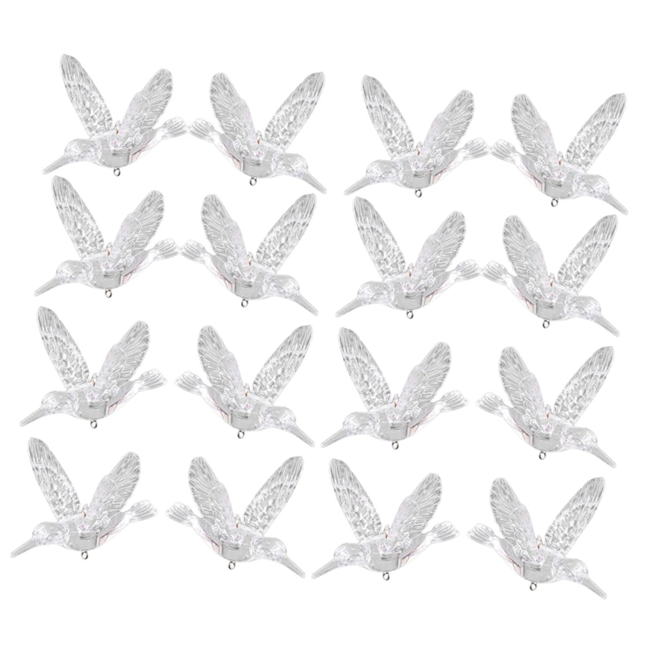 Baluue Vogelanhänger mit Glatter Oberfläche 20 Stück Acryl Hängende Deckendekoration für Hochzeit und Party Wohnzimmer Dekoration