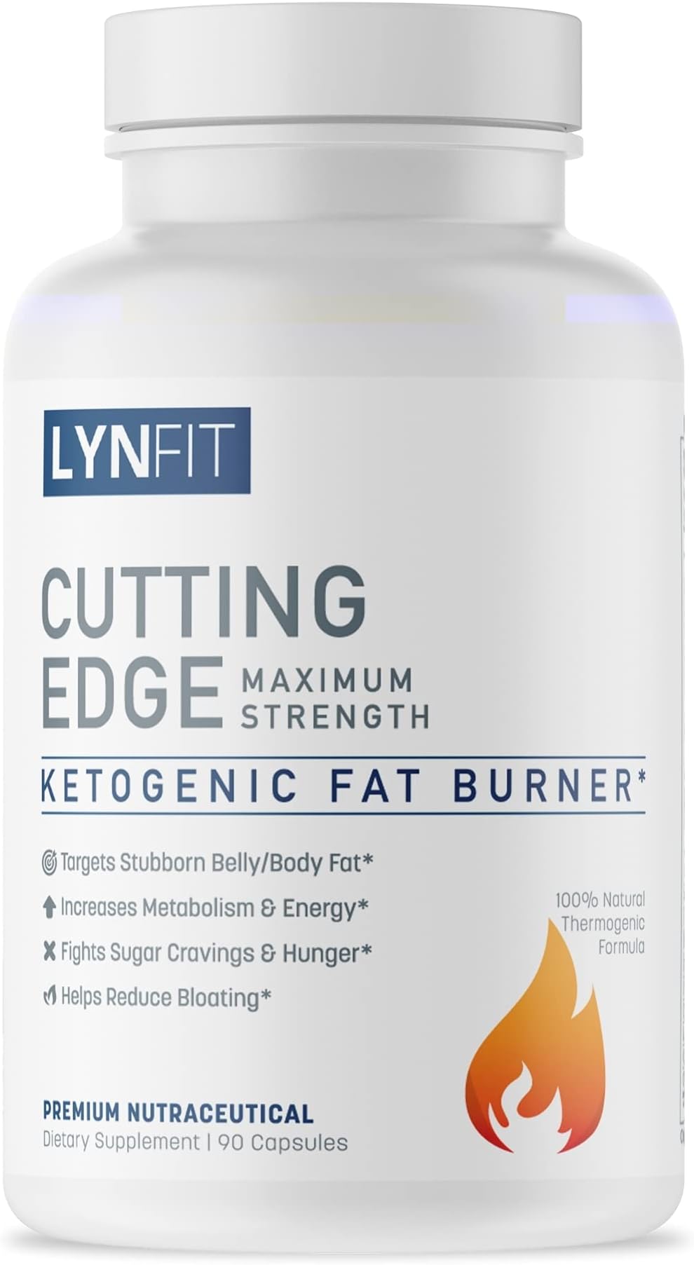 LynFit Nutrition Cutting Edge with 775 mg of L-Carnitine per Serving | Maximum Strength, Supports Fat Loss, Increases Metabolism, and Helps Bring Your Appetite Under Control | 90 Capsules