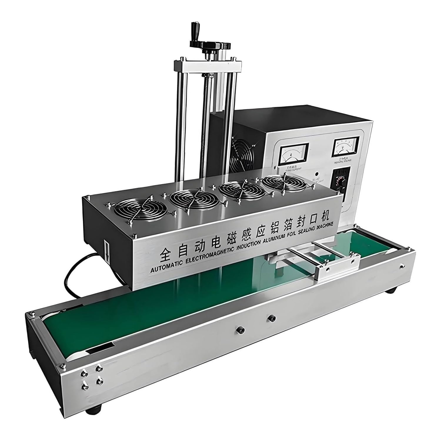 Ymnogjie 2200W Auto Continuous Electromagnetic Induction Sealing Machine, Aluminum Foil Heat Sealer for Plastic & Glass Bottle Caps, Jars 15-60mm