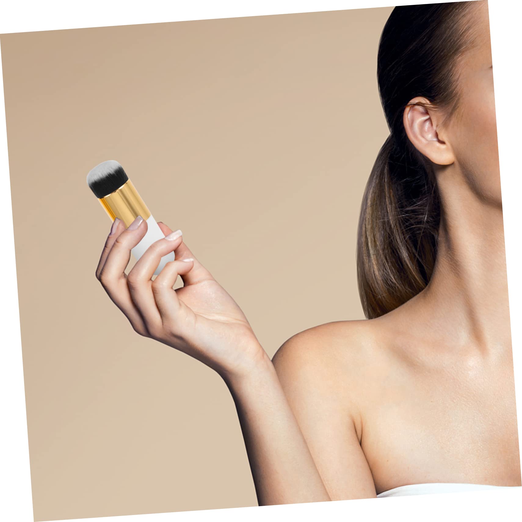 SOESFOUFU 3sets Double Sided Makeup Brushes Blending Brush for Face Smooth Synthetic Hair Soft Densely for Foundation Blush 2pcs*3