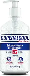 Coperalcool Bacfree Álcool Gel Higienizador de Mãos 70°INPM 400g Clássico