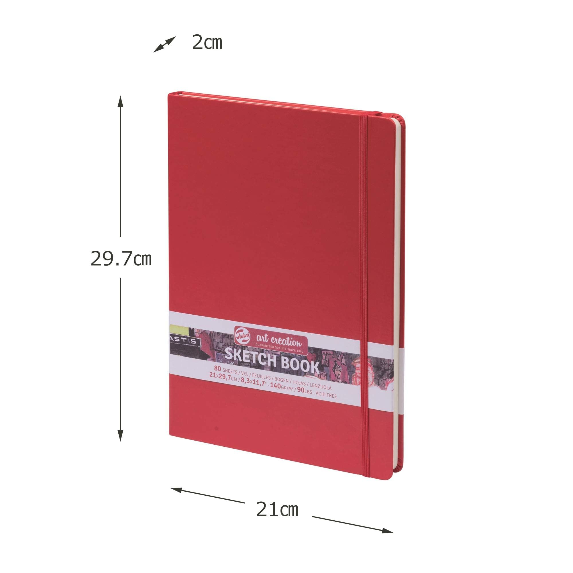Skitzenbuch Sketch Book, 80 kartek, 21 x 29,7 cm oprawiony