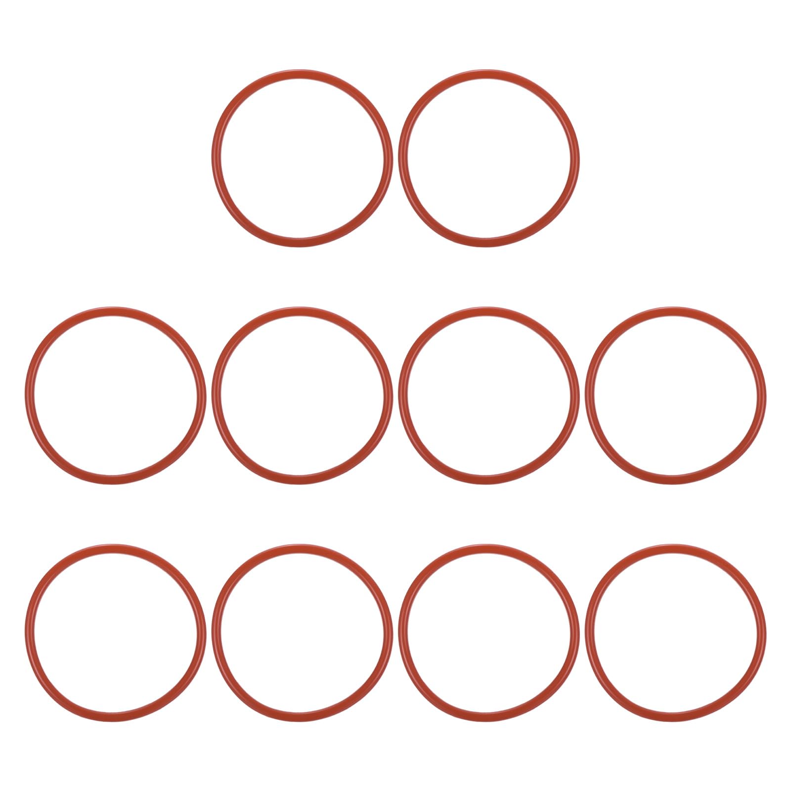 PATIKIL Silicone O-Ring 58mm OD 52mm ID 3mm Width