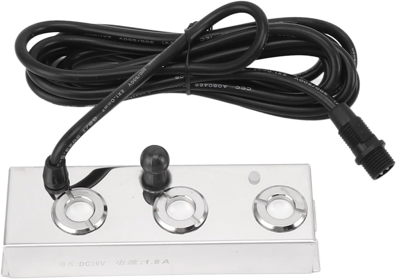 Stainless Steel Fog Maker, Waterproof Automatic Power Failure Mist Maker Fogger, Halloween Party Mist Maker with Power Failure Sensor for Greenhouse Garden Lawn Pond (US Plug)