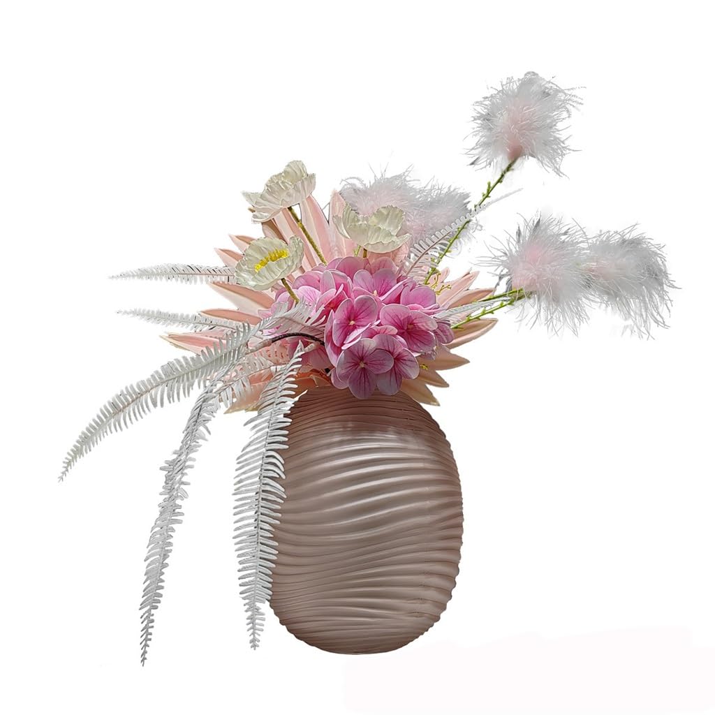 Simulation fleur artificielle de bureau et vase décoratif de salle de bain