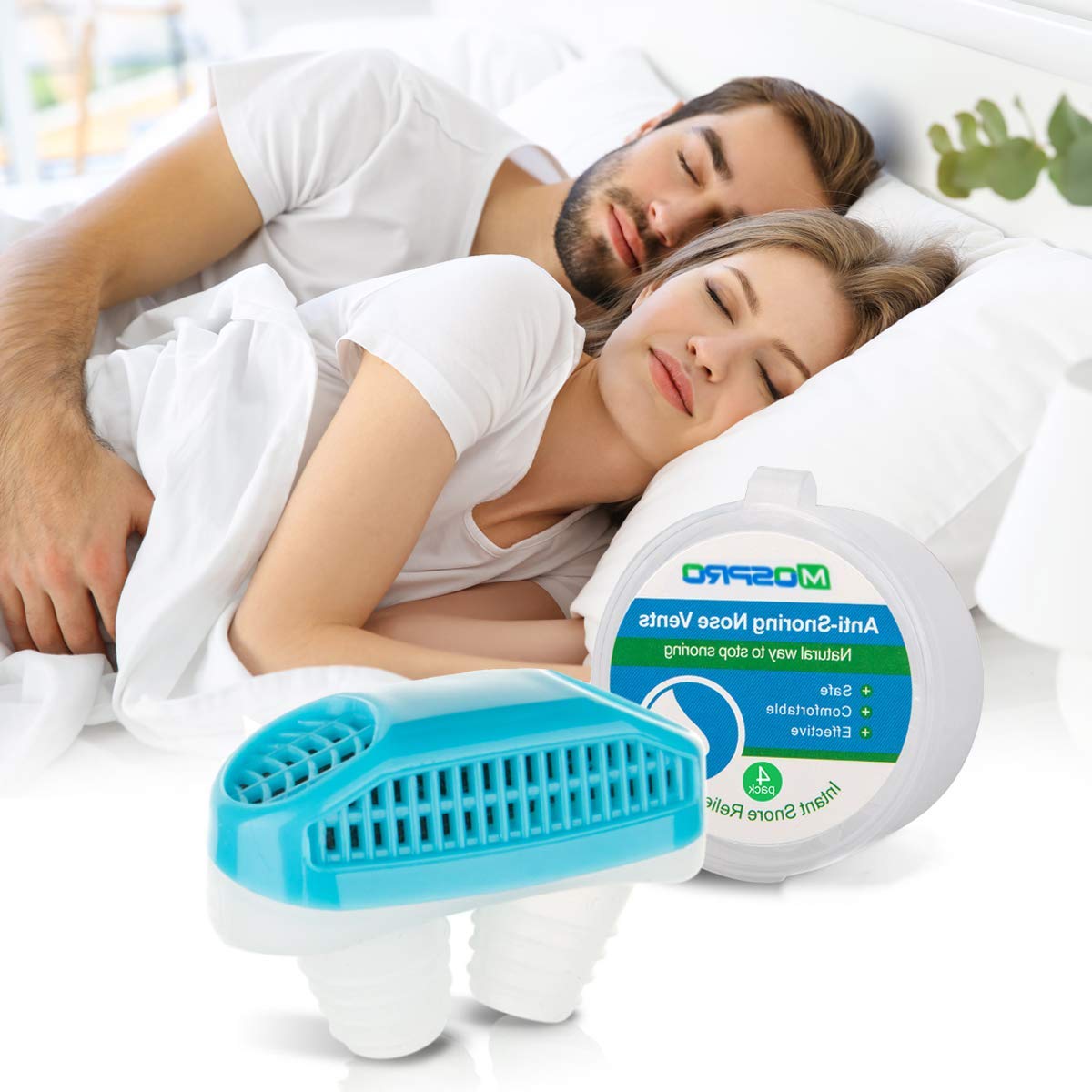 bestbuy Anti Snoring Devices Snoring Solution Snore Stopper Nose Vents Plugs Clip Air Purifier,Anti Snoring Devices Stop Snoring Sleep Aid Nasal Dilator Snore Reducing Aids for Men Women