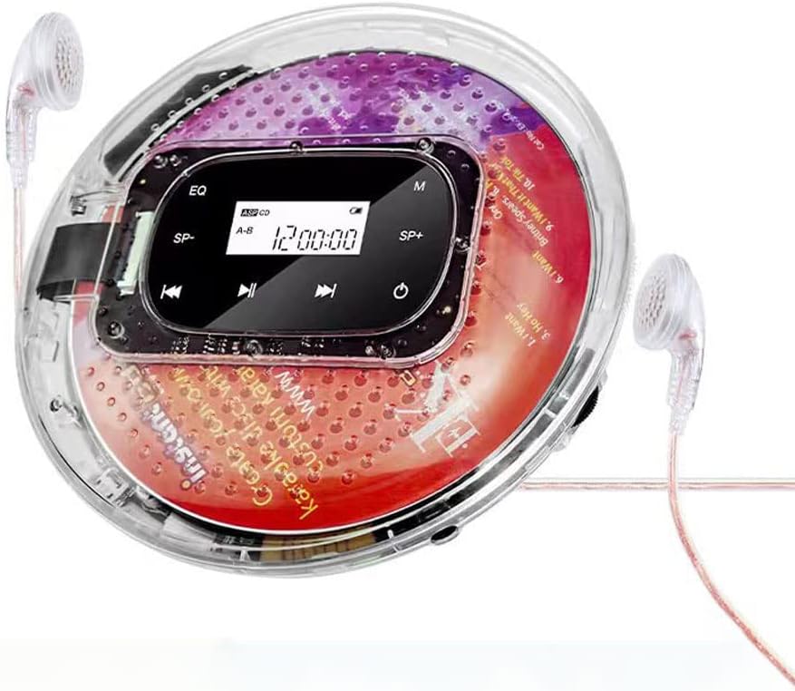 Portable CD Player, Clear CD Player, Portable CD Player