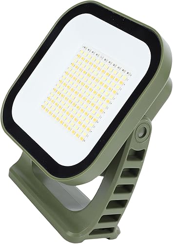 Miniatura 2 de 165LED 1800LM Solar Portable Camping Light, Luz de inundación LED portátil recargable, IP65 a prueba de agua magnética para reparación de emergencia