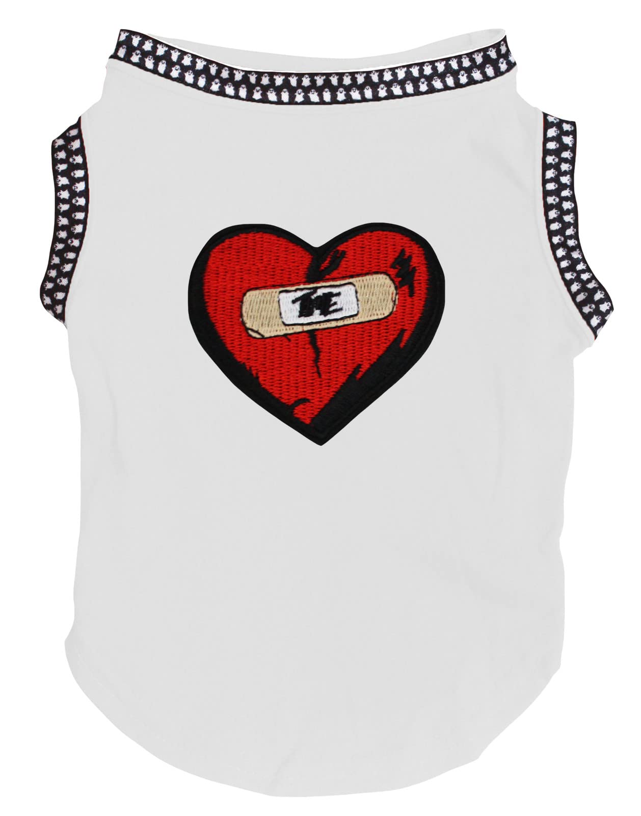 T-shirt pour chien Broken Heart pour les balades urbaines de votre XXL
