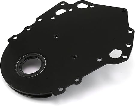 Speedmaster PCE265.1053 Compatible with Ford 351C Cleveland Black Aluminum Timing Cover with Seal
