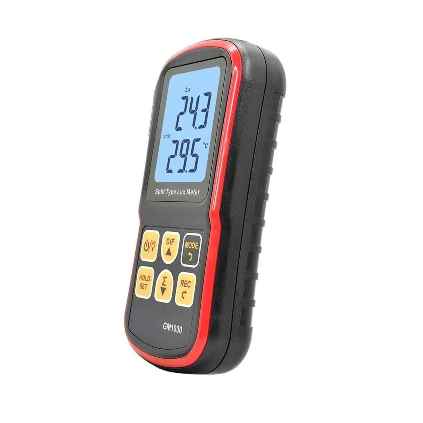 Medidor de Tinte, Medidor de luz Digital GM1030 0-200.000 Lux FC fotómetro Mini probador Ambiental