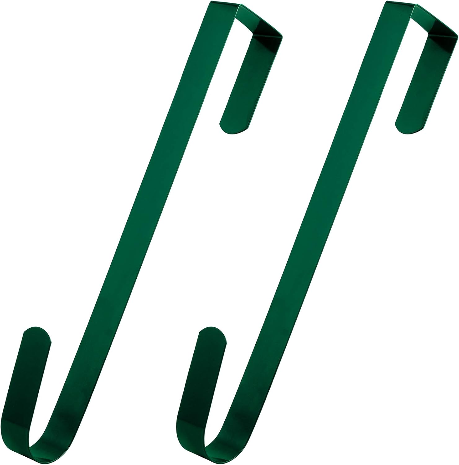 Cooraby 2 Pack Metal Christmas Wreath Door Hanger Christmas Over The