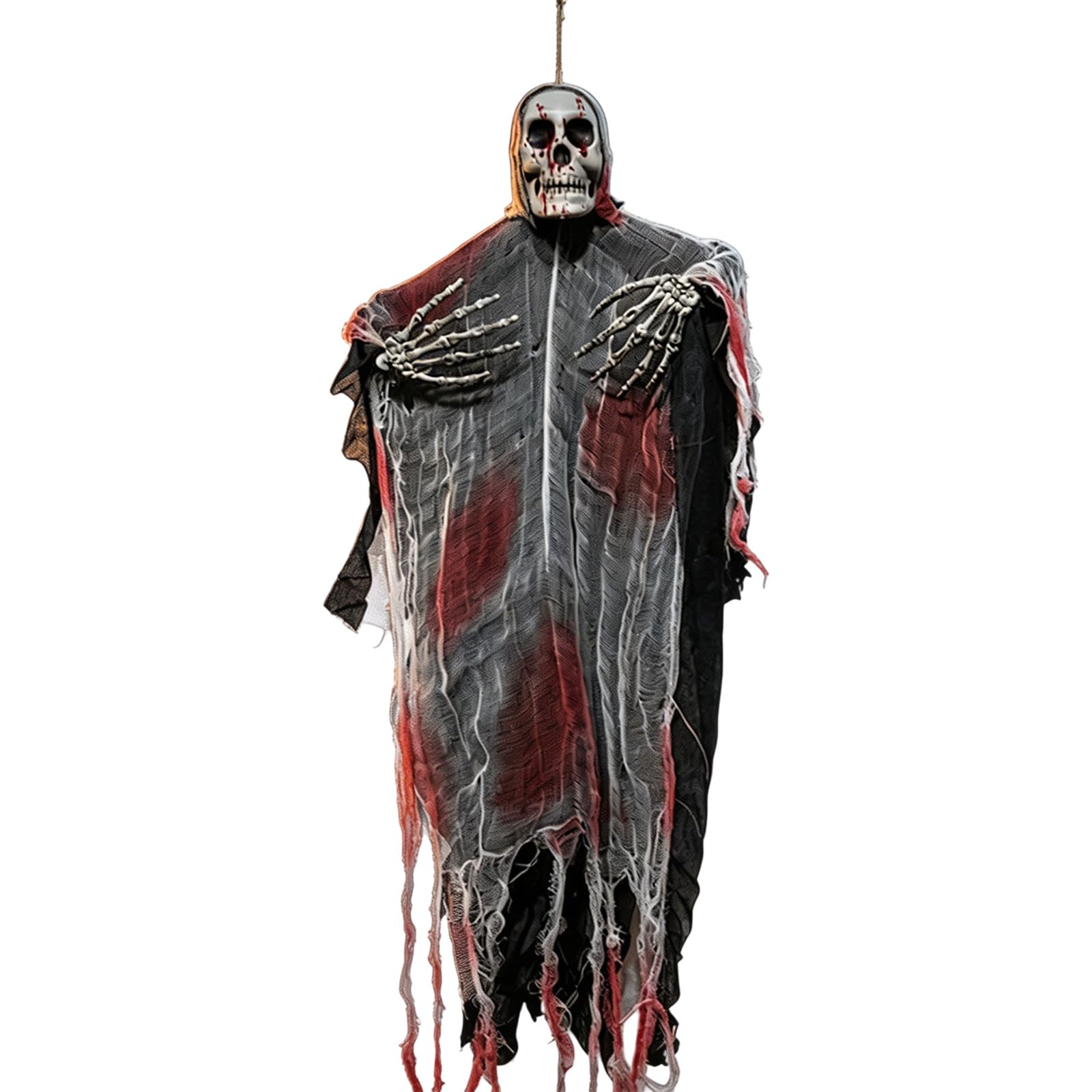 Oxxggkao Large Eerie Fabric Specter Decoration Hanging Pendant Ornament Perfect for Halloween Party and Haunting House Outdoor Manifestation Decorations