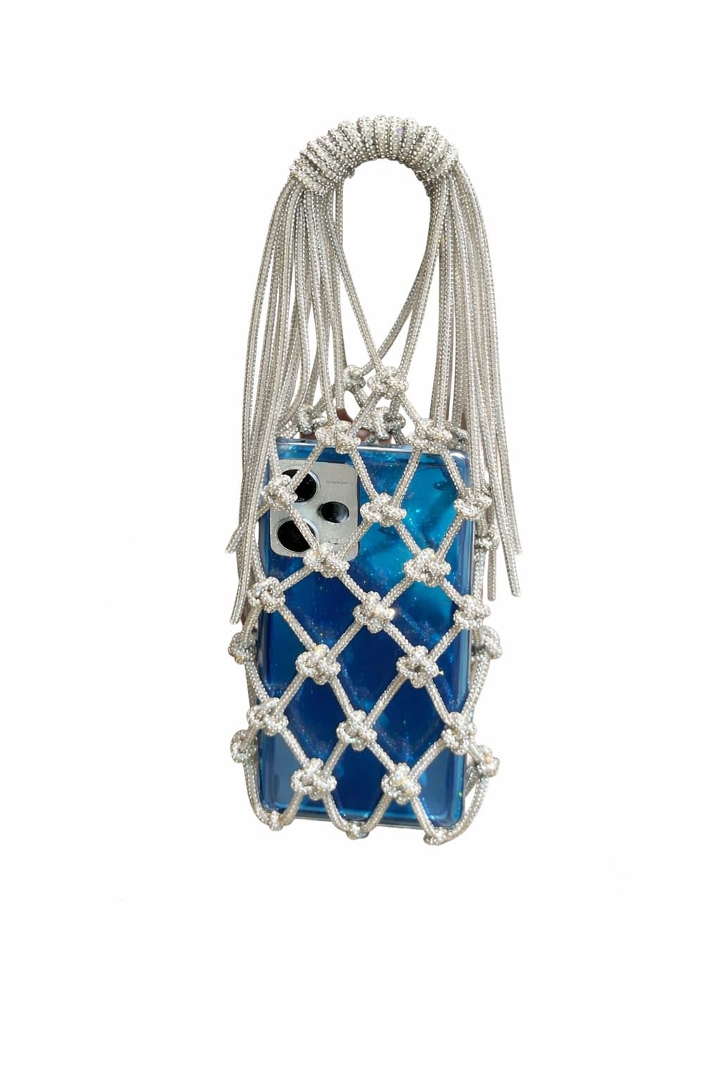Macrame Rhinestone Cord Mobile Bag for Women, Party Style, for Wedding and Festival Occasions-image-48