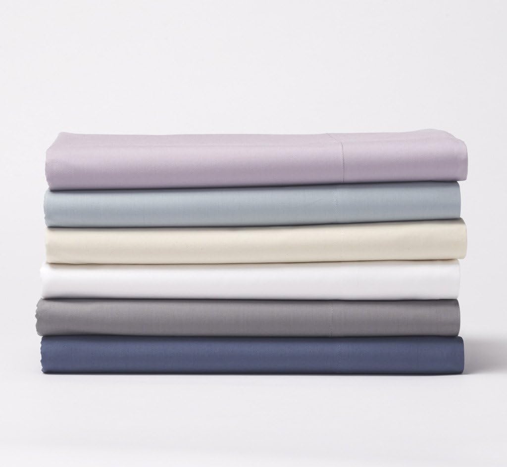 Coyuchi 1017594 Organic 220 Percale Sheet Set, King, Natural