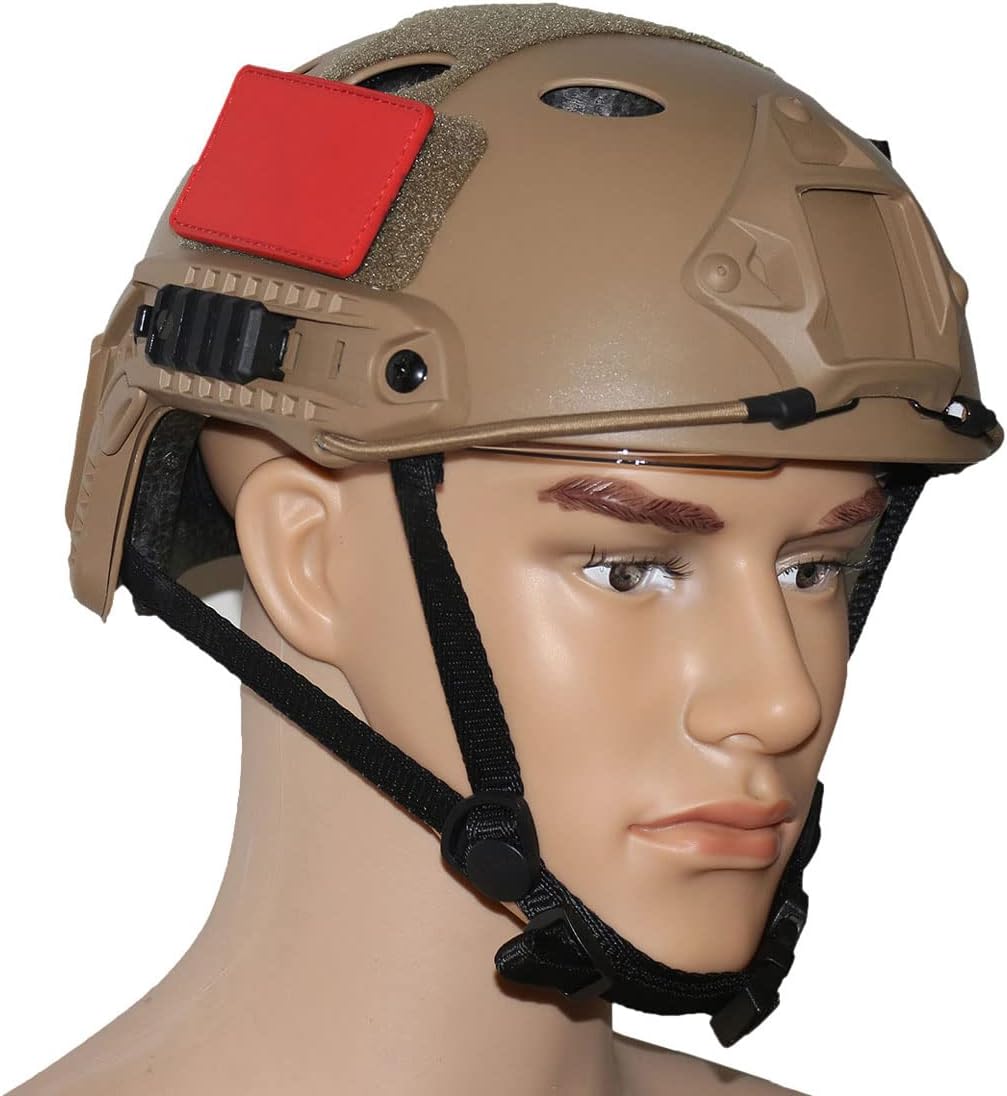 HYFAN Airsoft Fast Tactical Helmets PJ Style Ventilation Simple Quick Version Protective Gear for Outdoor Sports Paintball Games