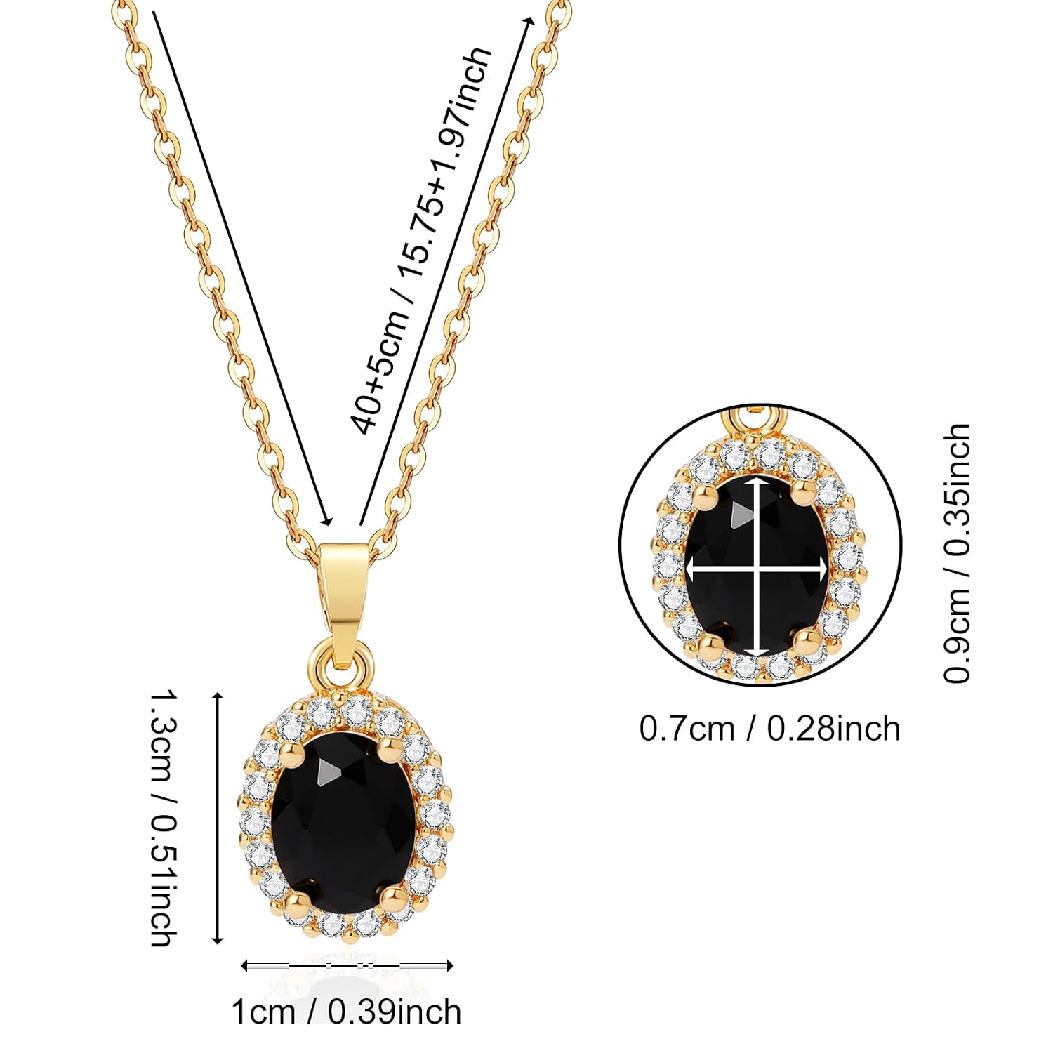 Rose Pattern Birthtone Necklaces For Women-Gold Plated Crystal Pendant Necklace,Birthday Valuntine's Day Mother's Day Christmas Gifts Mom Gifts - Image 2