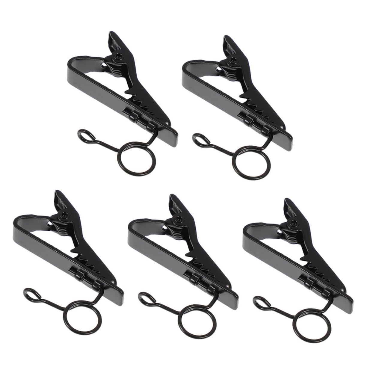 WHAMVOX 5Pcs Microphone Clip Durable Mic Hanger for Suit Collar Securely Holds Lapel Mics for Video Recording Live Streaming and Interviews Portable Microphone