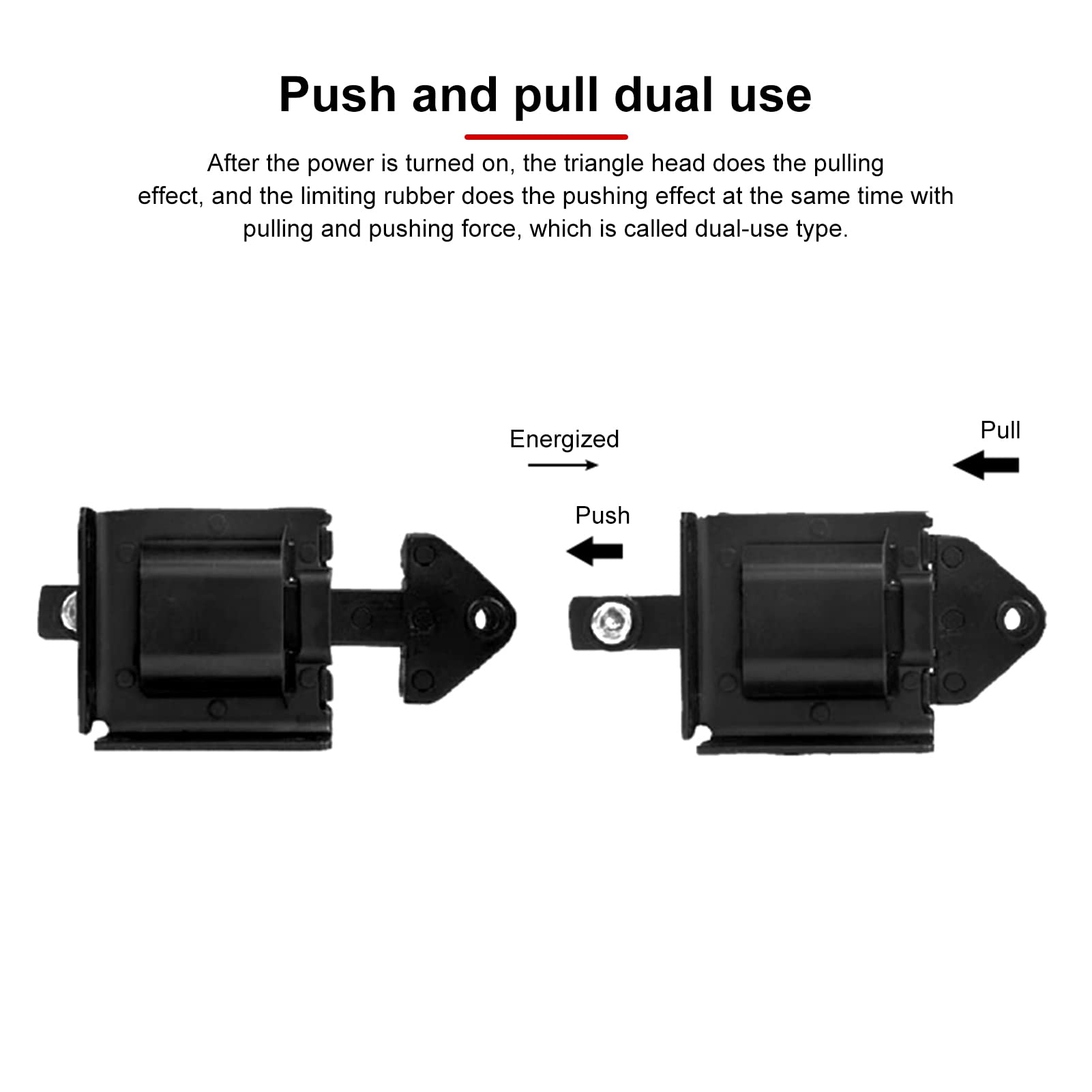 Ostatni MQ8 (SA)-3702 AC elektromagnes ciągnący push-pull 220VAC 49N skok 20mm