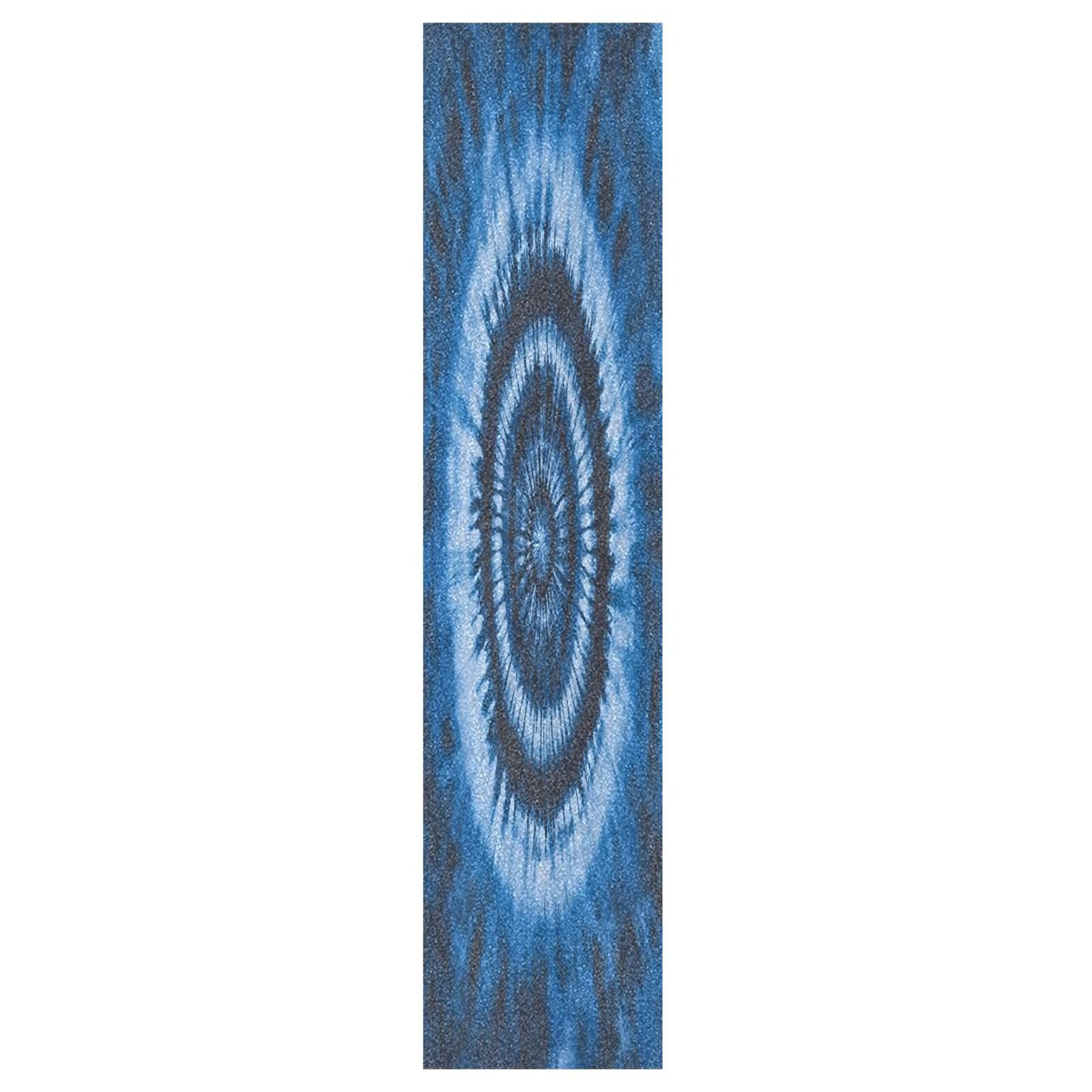 CEBUGI Blue Tie-dye Skateboard Grip Tape 44x10in Waterproof Tear-Proof Longboard Grip Tape Bubble Free Non-Slip Scooter Grip Tape for Girls Boys