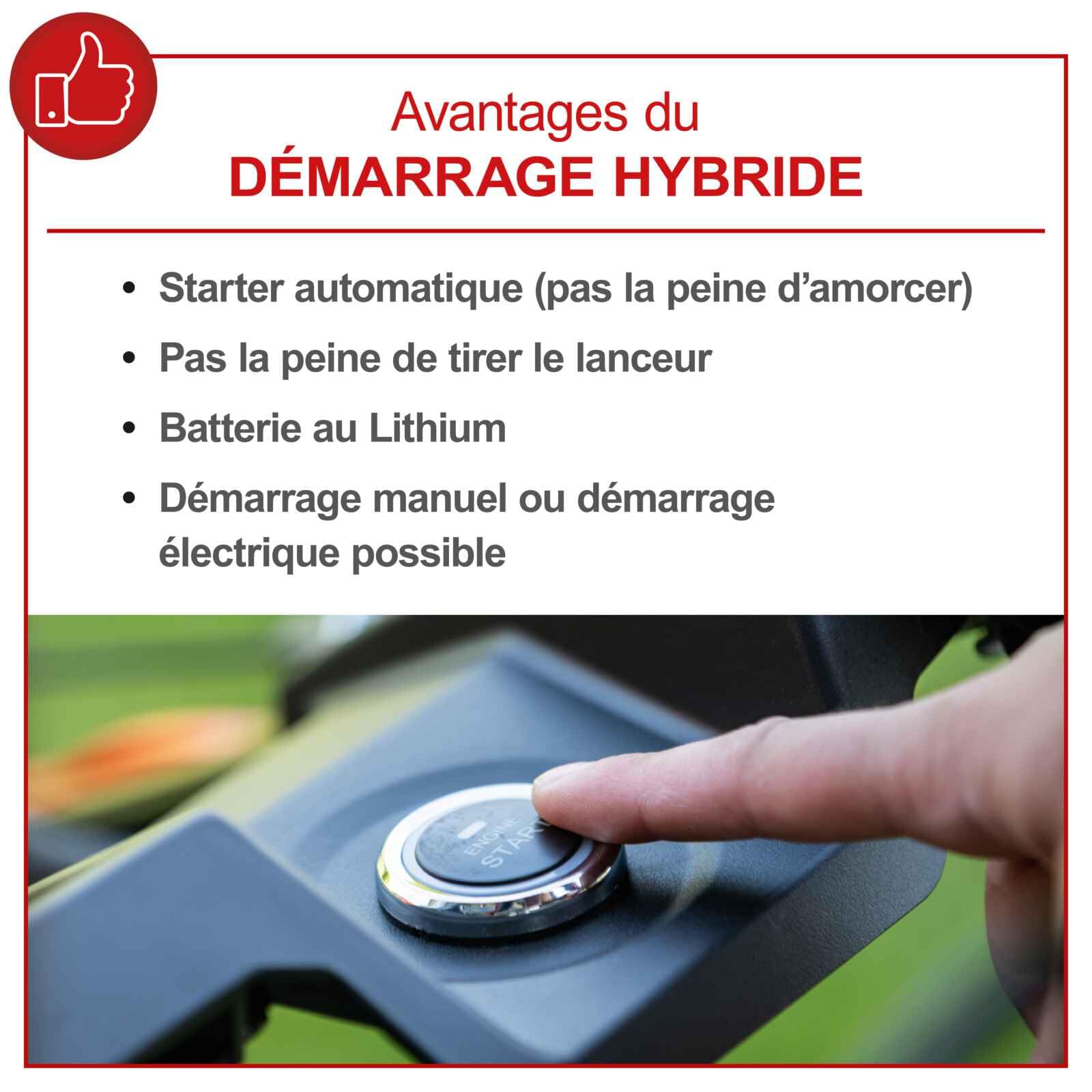 Scheppach Tondeuse à Gazon Thermique MS150-46E - Autotractée - 150 cm³ | Démarrage électrique - Moteur 4T - Largeur de Coupe 46cm - bac 55L - Fonction Mulching - Huile Incluse