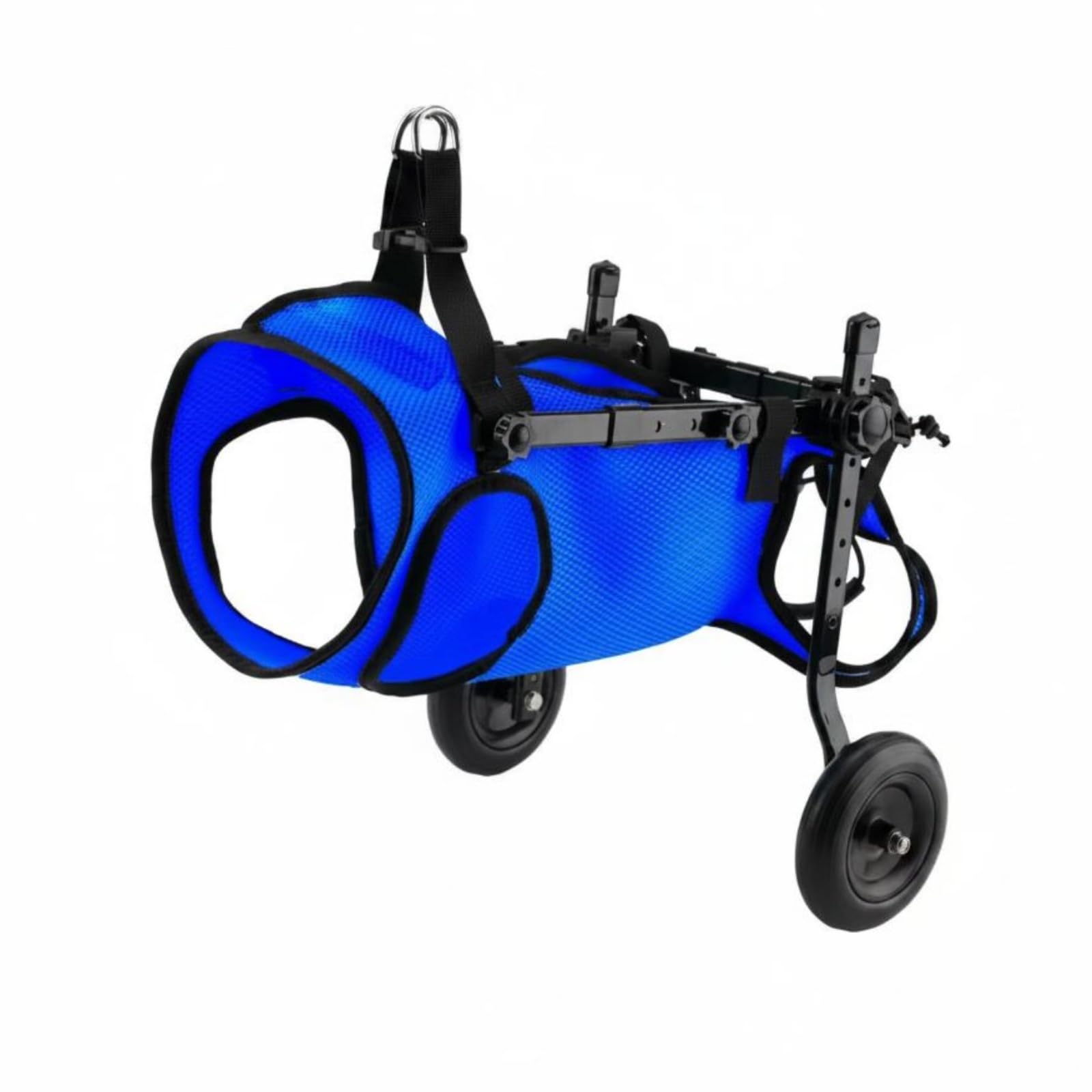 Comfortable Small Dog Rehabilitation Wheelchair Adjustable Dog Rear Leg Wheelchair Lightweight Pet Mobility Transport Stable for Dogs with Paralysis, Post-Injury Care, Blue, Xs|Pet Suppli-image-39
