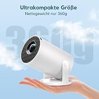 AKIYO O2 Mini Projektor 1080P Android 11 WiFi 6 Bluetooth 5.2 Otthoni Vetítő 7