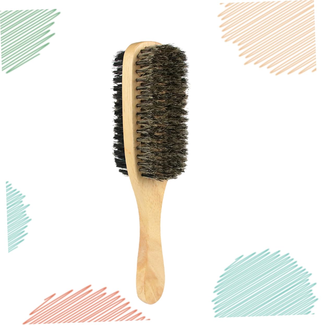 Ipetboom Beard Comb Hairdressing Comb Beard Cleaning Cleaner Portable Made of Material Gentle on Skin