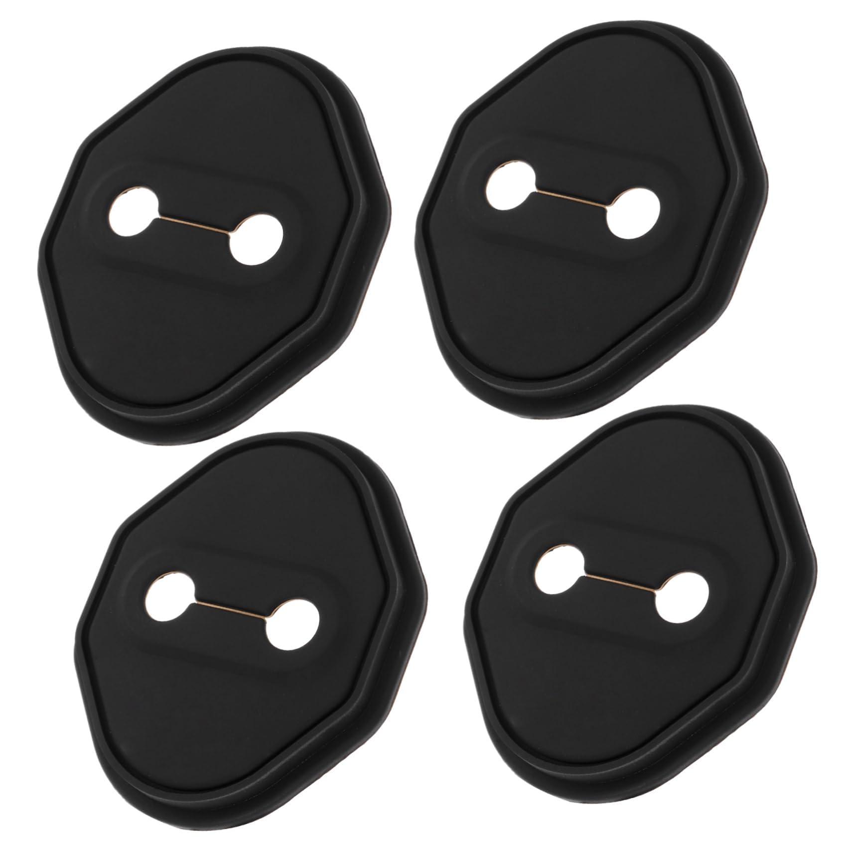 ONEMAJI 4Pcs Car Door Lock Covers for Spark III, Stainless Steel Protector Cap Rustproof Latches Buckle Catch Guard Trim